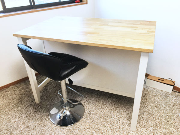 PCデスクをIKEAのアイランドキッチン[STENSTORP]にしたら完全にアリ
