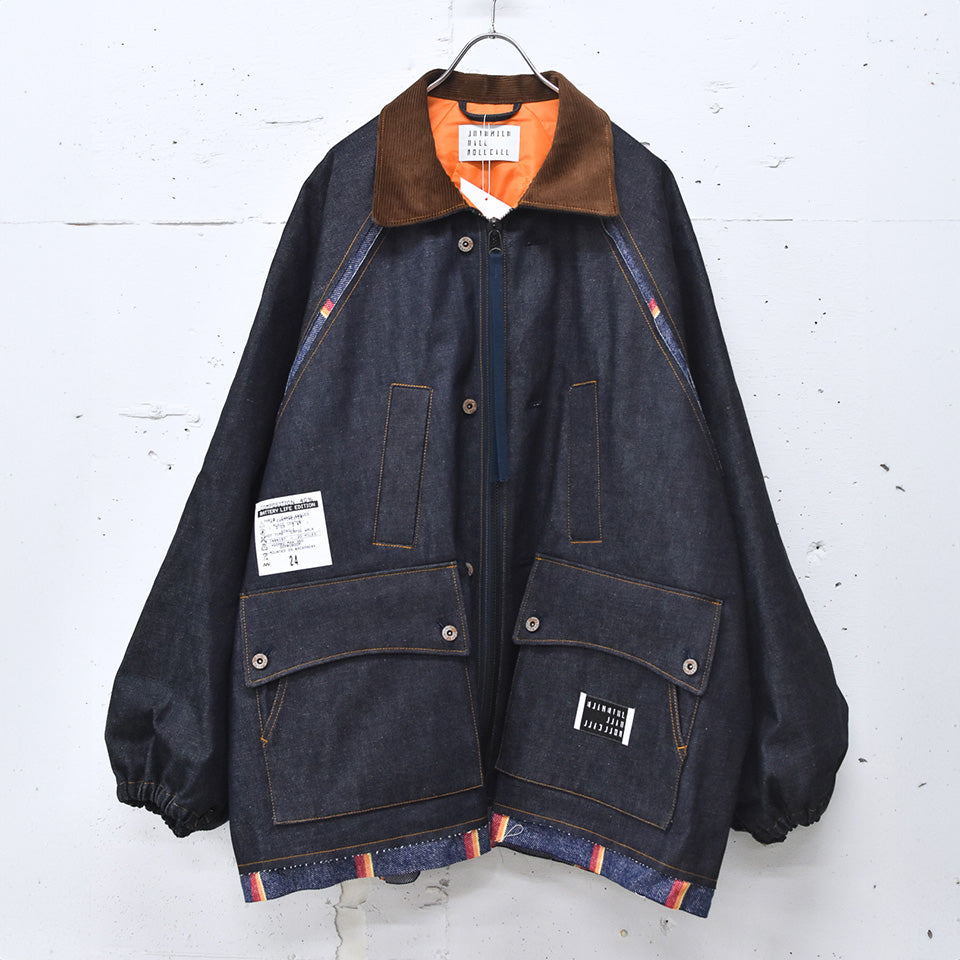 JUVENILE HALL ROLLCALL / 2094 INDIGO UKT FLD JACKET - INDIGO – COFFIN