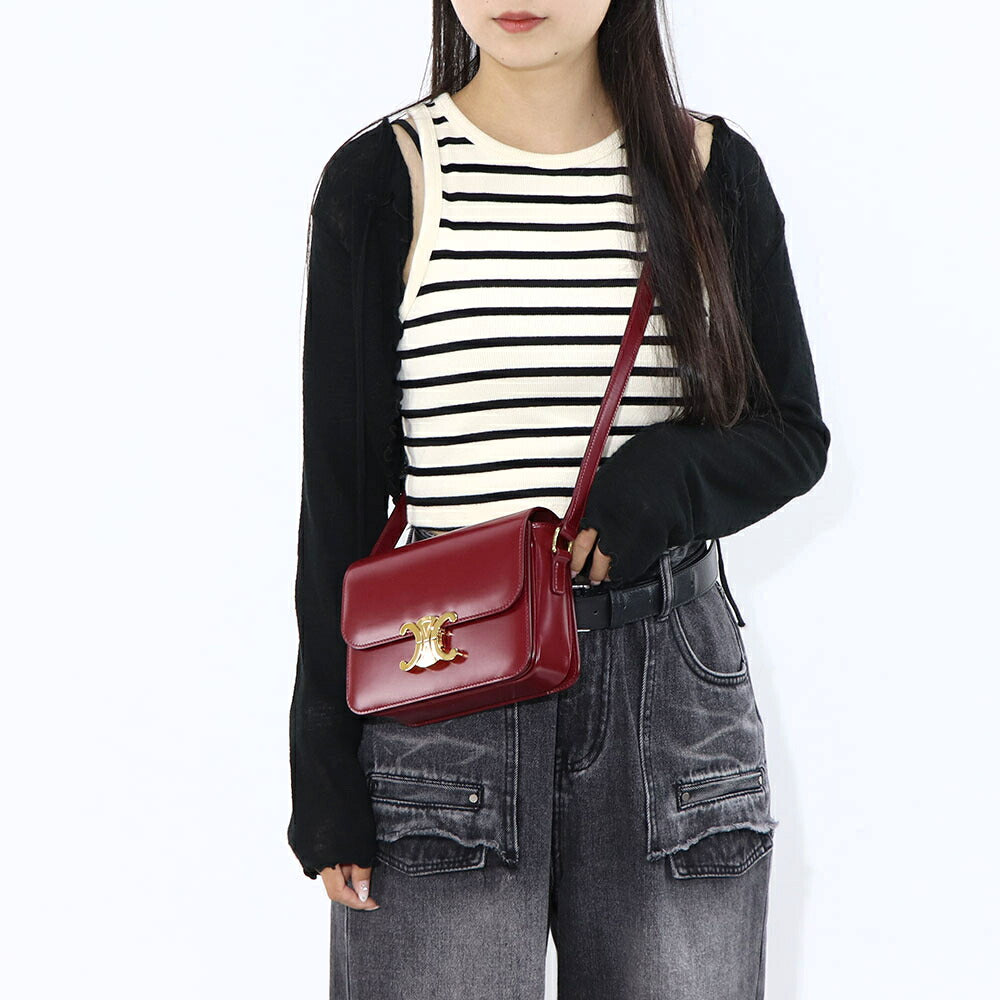 CELINE ショルダーバッグ トリオンフ スモール カーフスキン – LE CHIEN