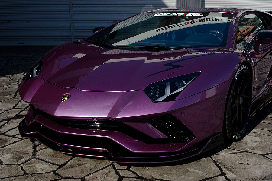 ランボルギーニ アヴェンタドールLP740-4 S専用 LEAP DESIGNカーボン