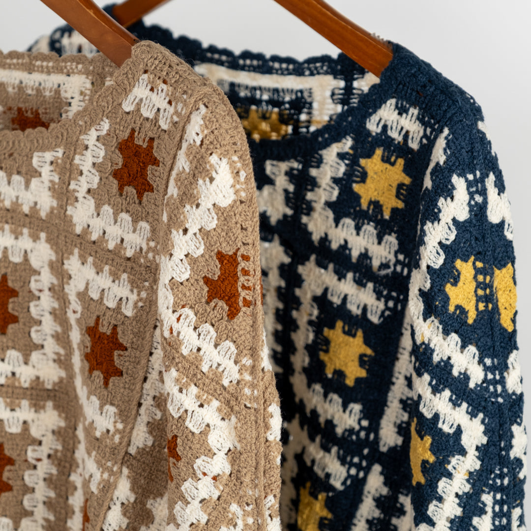 デザインニットポンチョ – to blossom