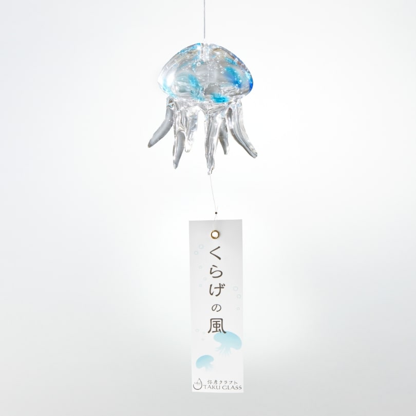 くらげ風鈴 ［クリアブルー］ – タクグラス