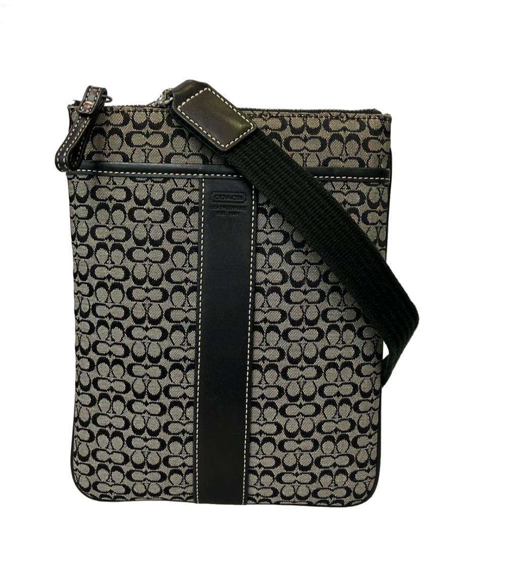 コーチ ショルダーバッグ 斜め掛け サコッシュ ミニシグネチャー