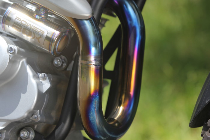 2017 ヤマハセロー250｜POWERBOXパイプ TITAN チタンブルー｜（JBK