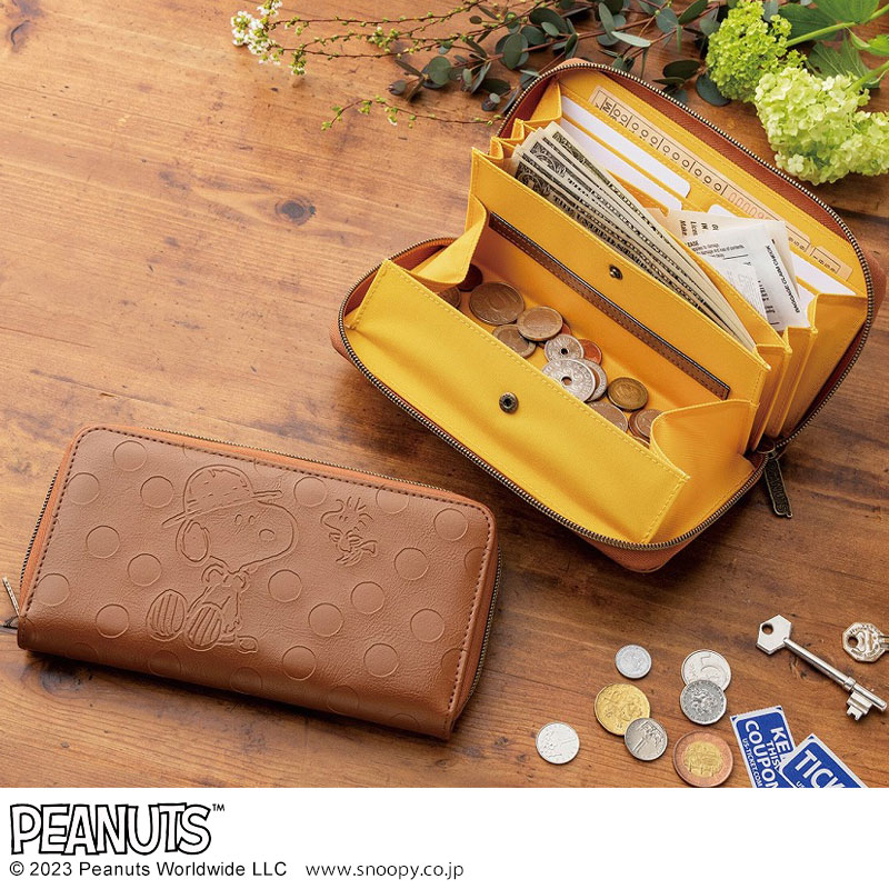 レスポートサック スヌーピーレモノグラム 長財布 スヌーピー 財布