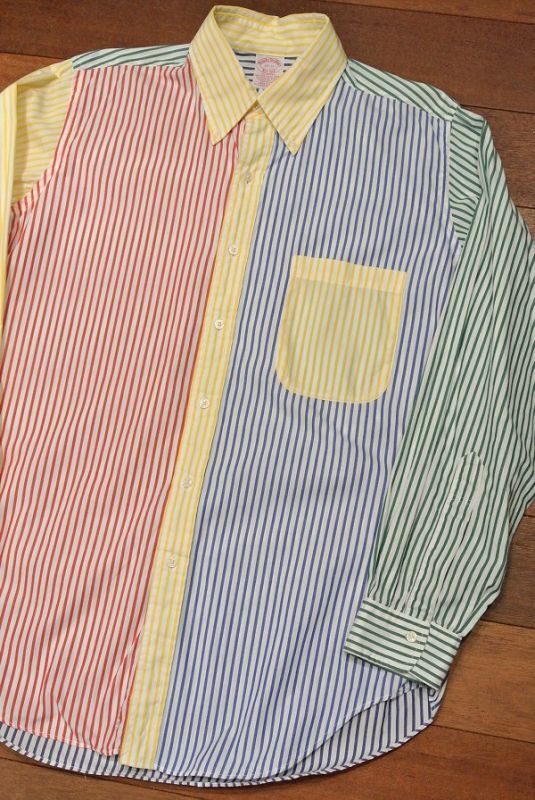 Vintage/Used】ブルックスブラザーズ クレイジーパターン ストライプ