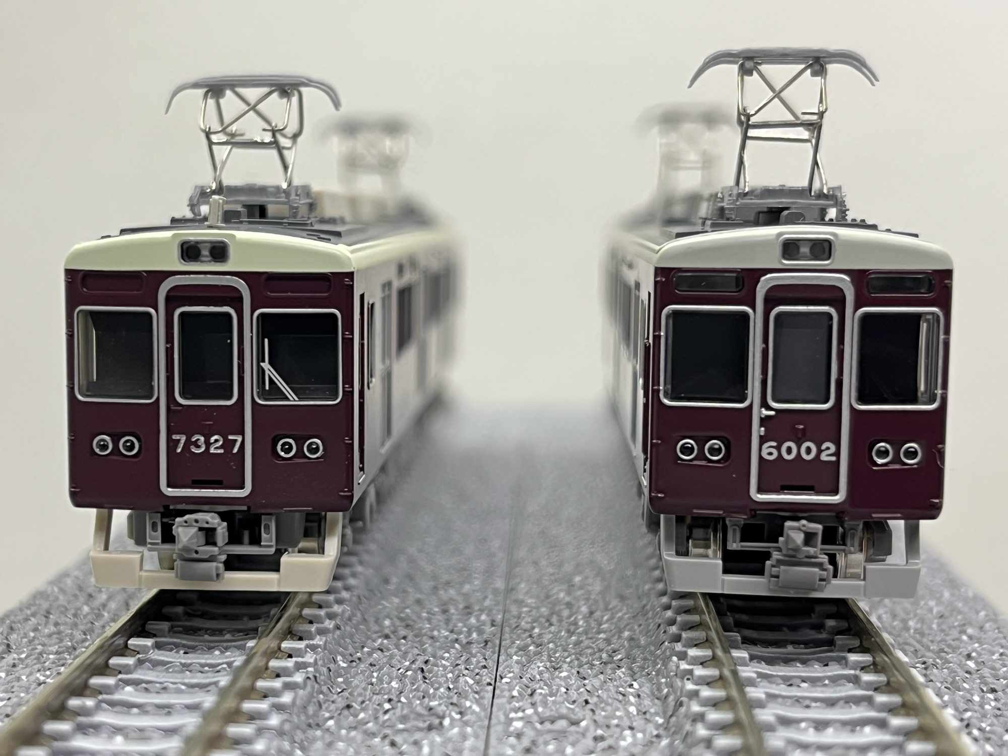 能勢電鉄6000系6002編成入線レビュー – MSangaの鉄道模型のページ