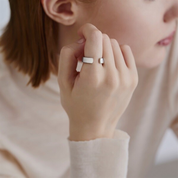 シルバー リング 2本セット | 112324340902 | 【公式】4℃ HOMME+