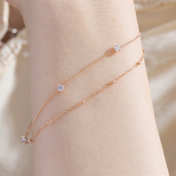 K10ピンクゴールド ブレスレット | 151936133101 | 【公式】Canal4