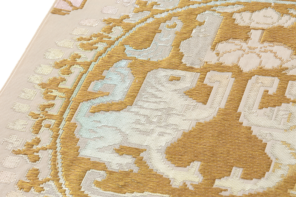 龍村平蔵製 袋帯 「円文白虎錦」 | 特選きものコレクション