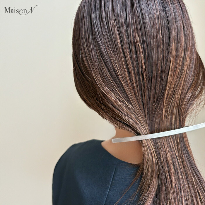 楽天市場】【楽天スーパーセール】ロングメタルバレッタ ゴールド