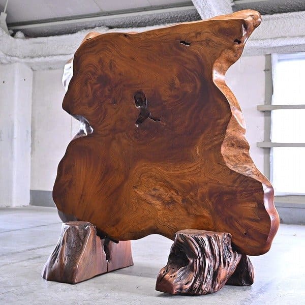 楽天市場】衝立 ケヤキ材 一枚板 パーティション オブジェ 飾り 無垢