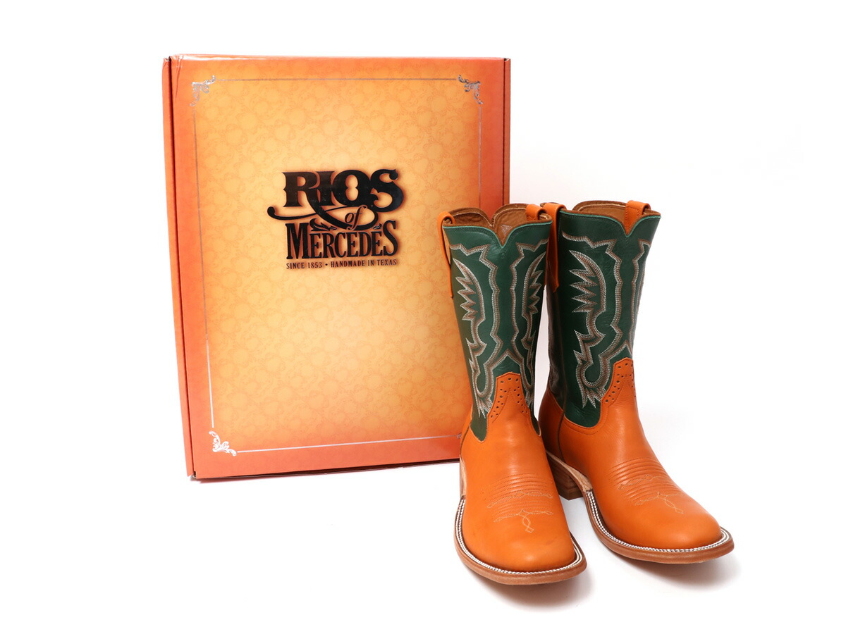 楽天市場】RIOS OF MERCEDES リオスオブメルセデス ROPER BOOTS ORANGE