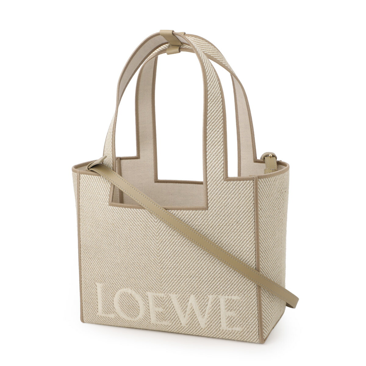 楽天市場】ロエベ LOEWE トートバッグ 2WAY ショルダーバッグ ベージュ