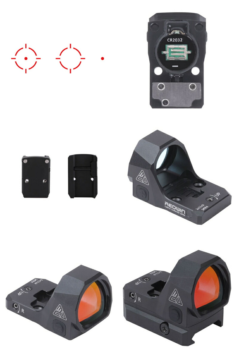 楽天市場】Red Win Optics Cobra 1x26x22 MTR ドットサイト 実銃対応