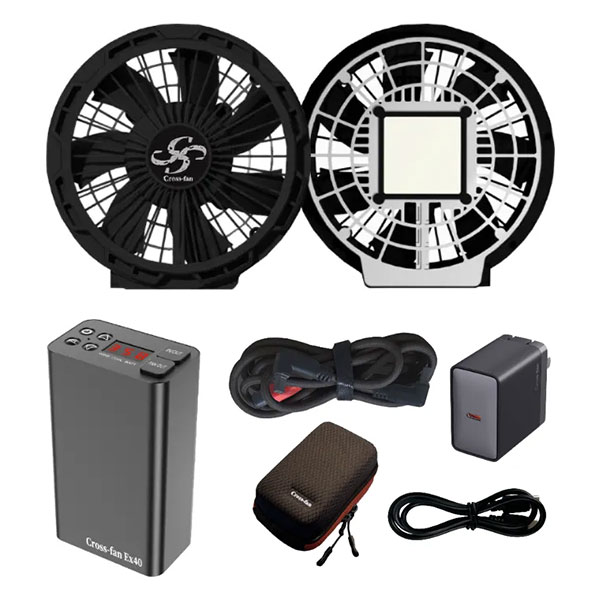 楽天市場】cross-fan ペルチェ付き空調ファン EX40 スターターキット