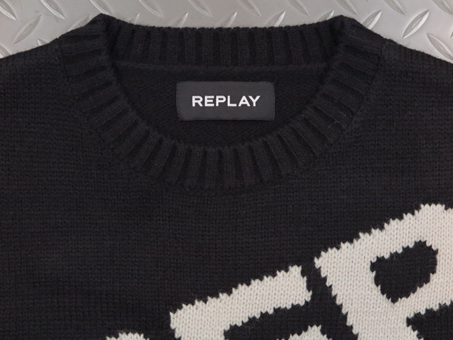 楽天市場】REPLAY/リプレイ UK2514 SWEATER IN WOOL BLEND WITH