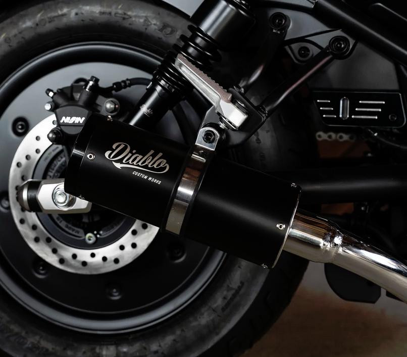 楽天市場】レブル250/300/500 スリップオンマフラー ディアブロ