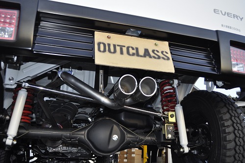 楽天市場】エブリイDA17 デュアルマフラーカッター センター出し