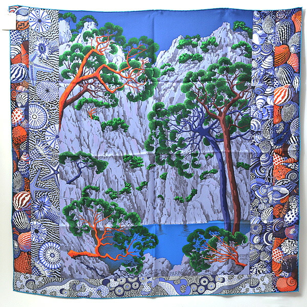 楽天市場】エルメス HERMES カレ90 Sieste au Paradis 「天国の