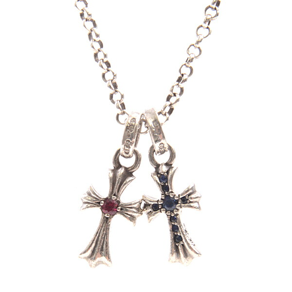 楽天市場】クロムハーツ ネックレス メンズ ダブル ベビーファット