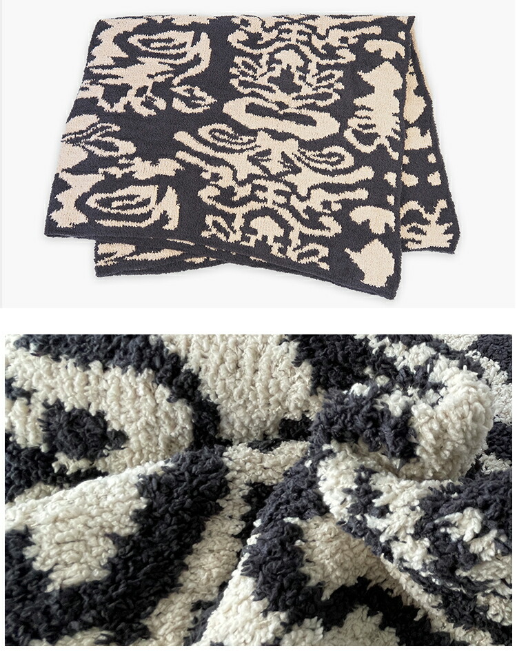 楽天市場】カシウエア ブランケット 大判 おしゃれ ふわふわ ダマスク