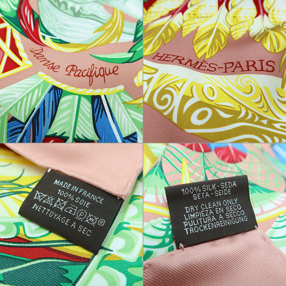楽天市場】HERMES エルメス カレ90：Dance Pacifique シルク100