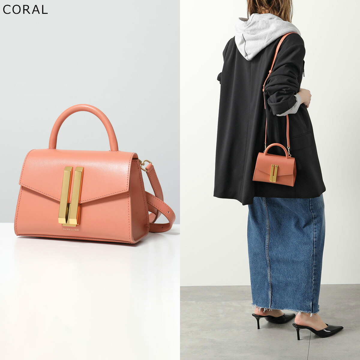 楽天市場】DEMELLIER デメリエー ショルダーバッグ NANO MONTREAL