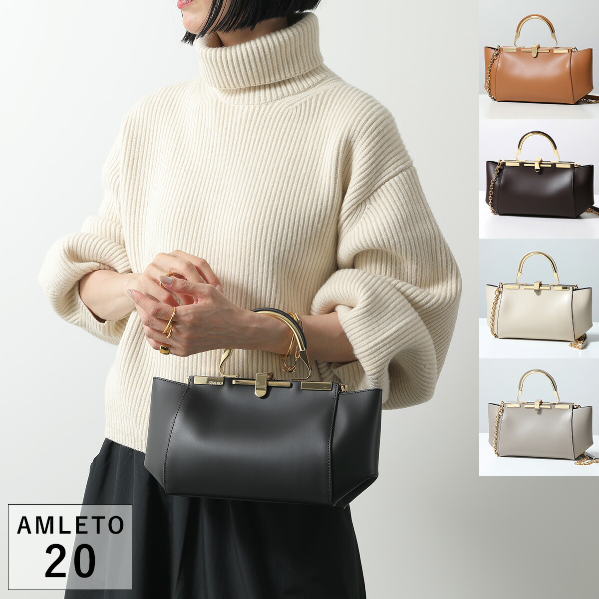 楽天市場】ZANCHETTI ザンケッティ ハンドバッグ AMLETO 20 アムレット