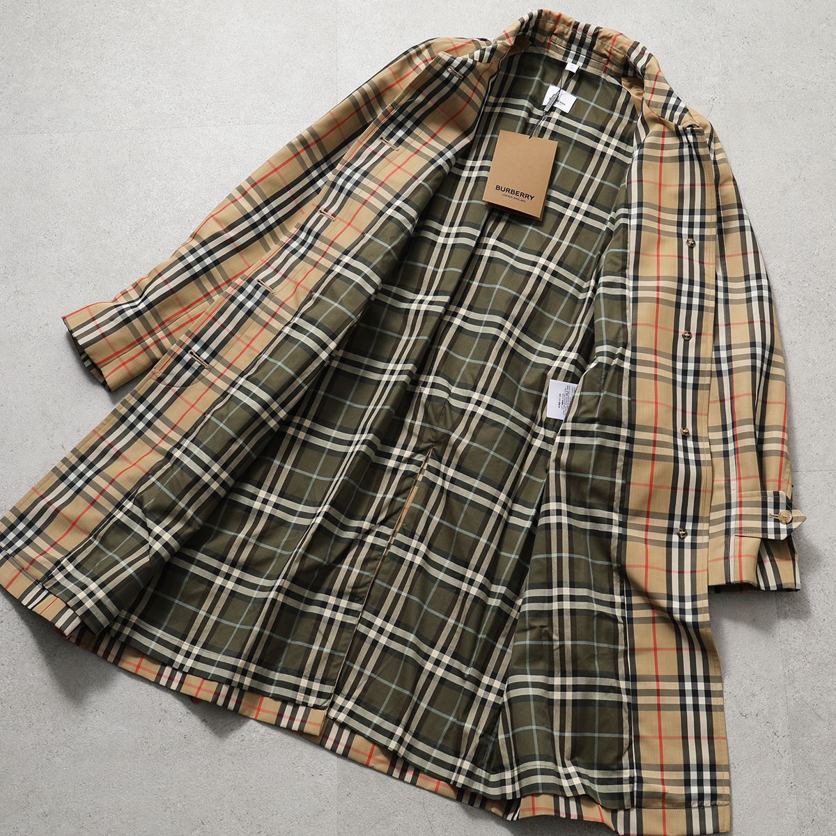 楽天市場】BURBERRY バーバリー 8011353 KEMPTON SHORT ステンカラー