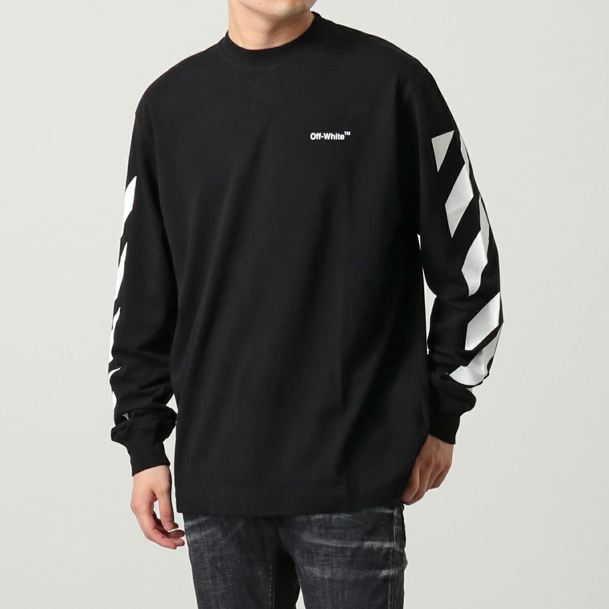 楽天市場】OFF-WHITE オフホワイト VIRGIL ABLOH 長袖 Tシャツ DIAG