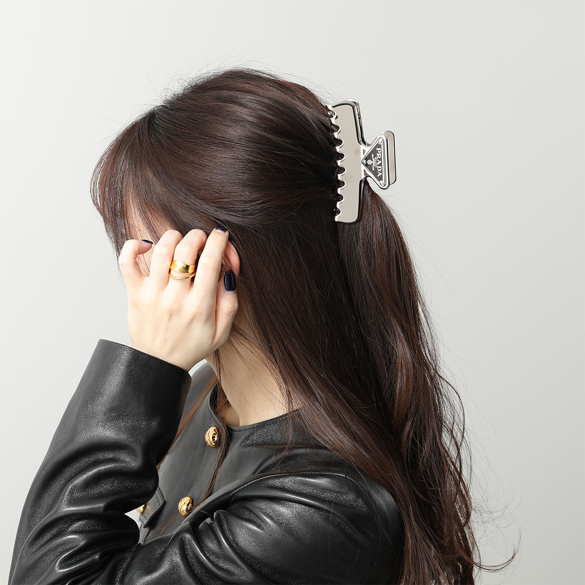 楽天市場】PRADA プラダ ヘアクリップ 1IF103 2BA6 レディース