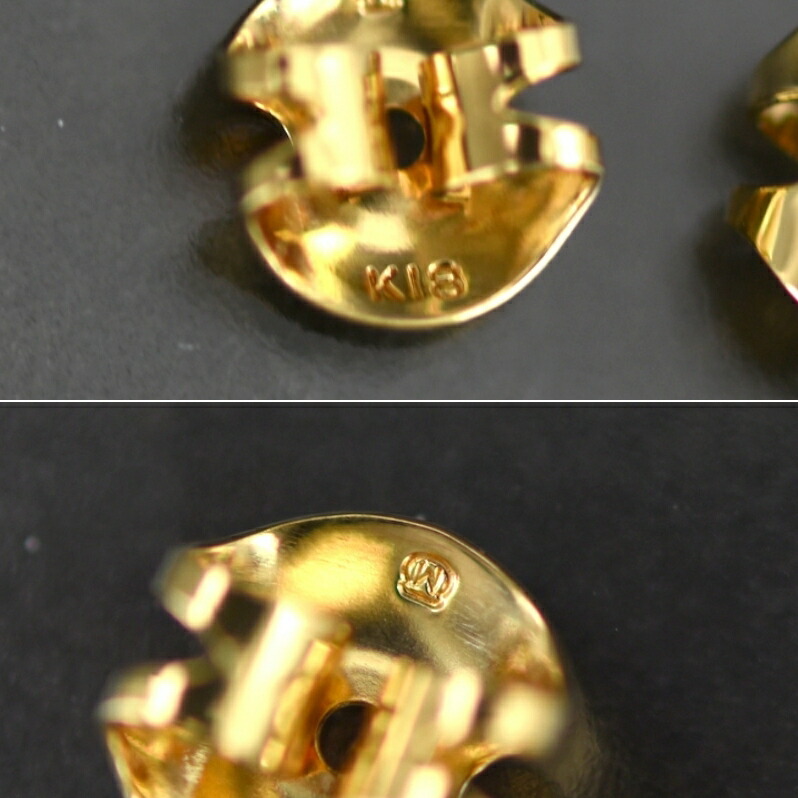 楽天市場】ミキモト パールピアス 真珠 4.1mm フラワーモチーフ K18YG