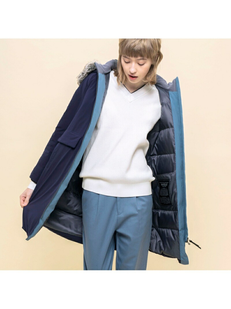 楽天市場】【SALE／30%OFF】ブロカ ロングダウンコート AIGLE エーグル