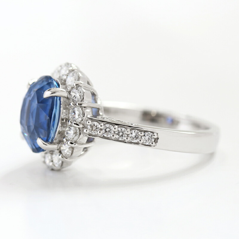 楽天市場】スリランカ産非加熱コーンフラワーブルーサファイア 4.11ct