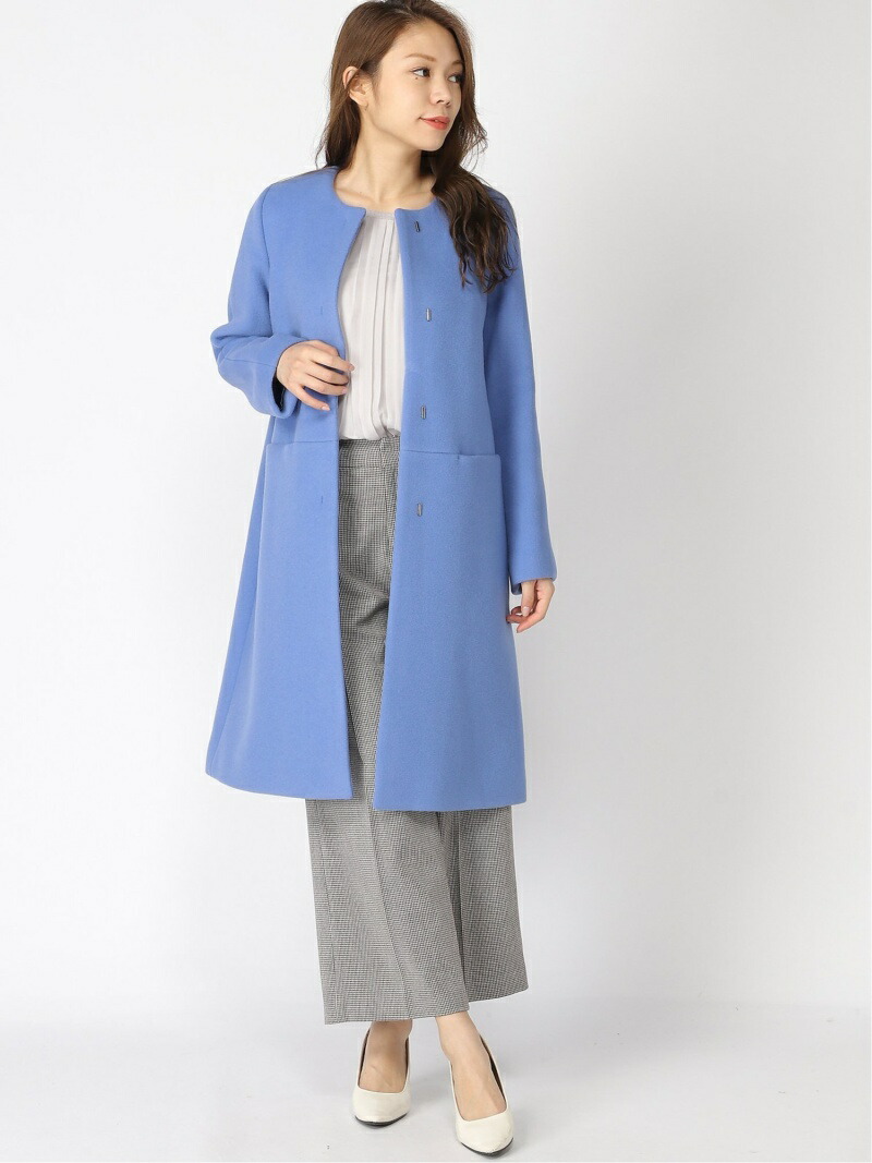 楽天市場】【SALE／40%OFF】ダブルビーバークルーコート ANAYI アナイ