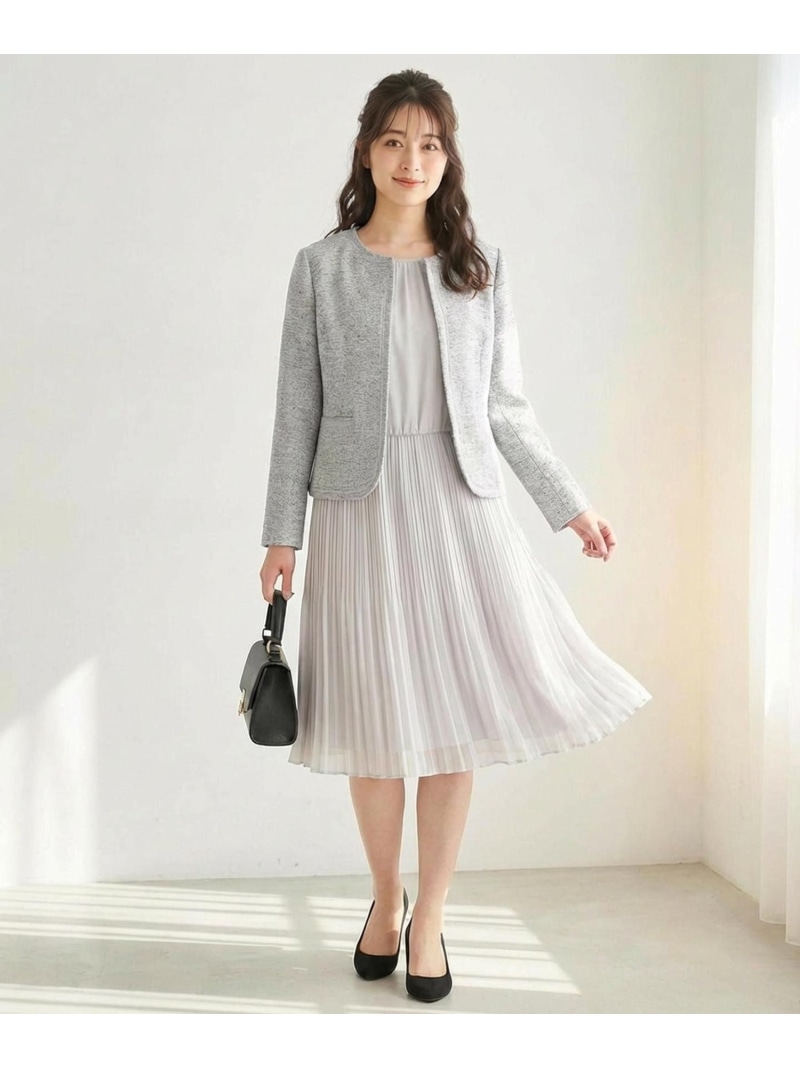 楽天市場】ミニライトボーダー ノーカラージャケット ANY SIS