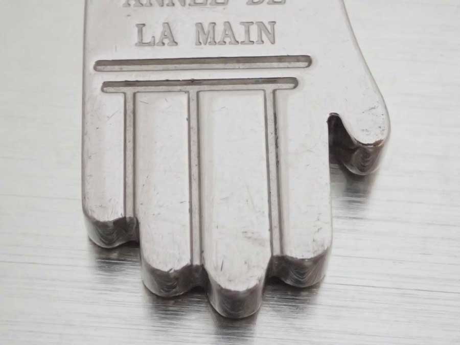 楽天市場】エルメス HERMES カデナ 2002 ANNEE DE LA MAIN シルバー