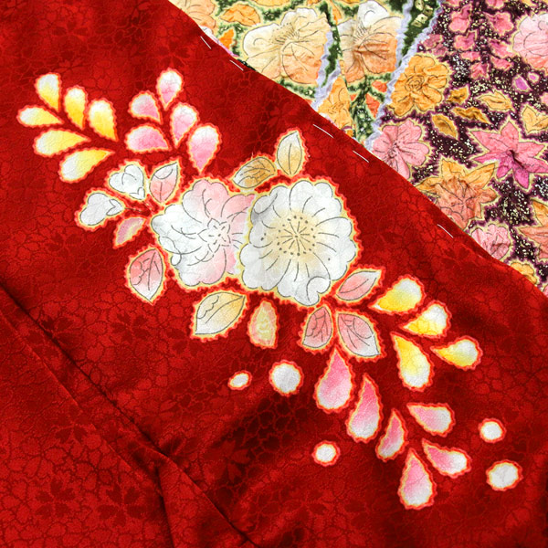 楽天市場】着物 振袖 辻が花 翠山工房 桐屋 謹製 翠山落款入り 金通し