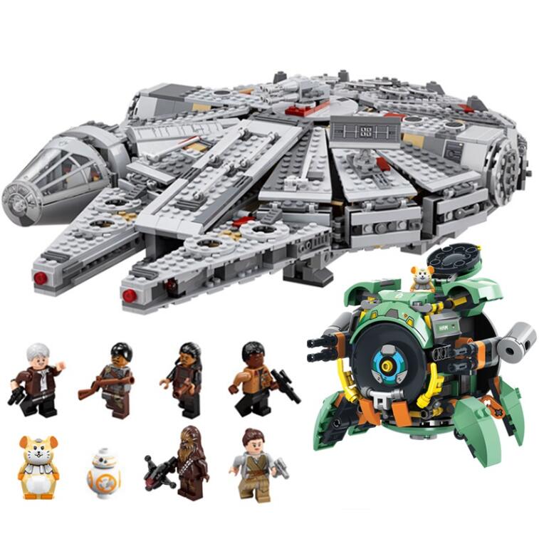 楽天市場】レゴ互換 スターウォーズ ミレニアムファルコン 1608pcs