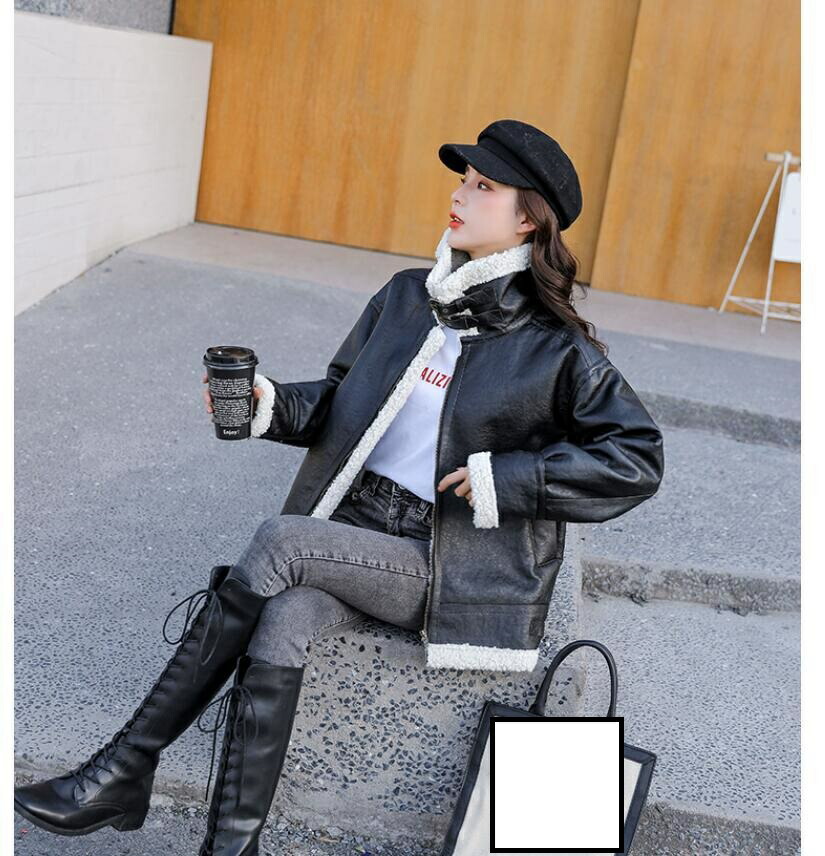 楽天市場】送料無料 ボアジャケット ライダースジャケット レディース