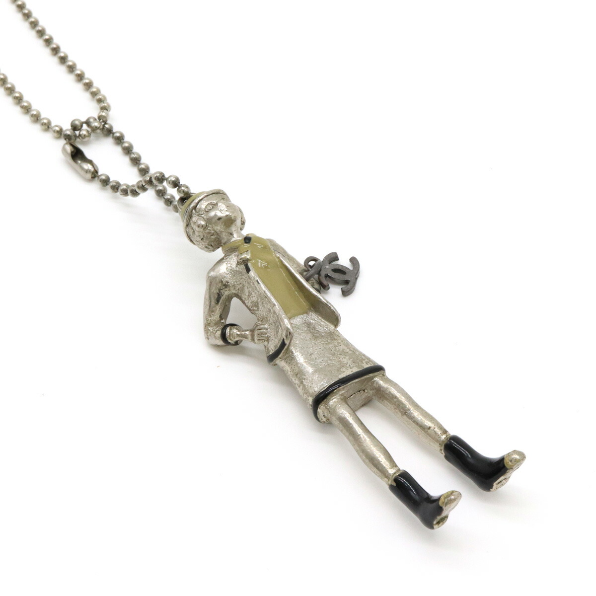 楽天市場】CHANEL シャネル マドモアゼル ドール ネックレス