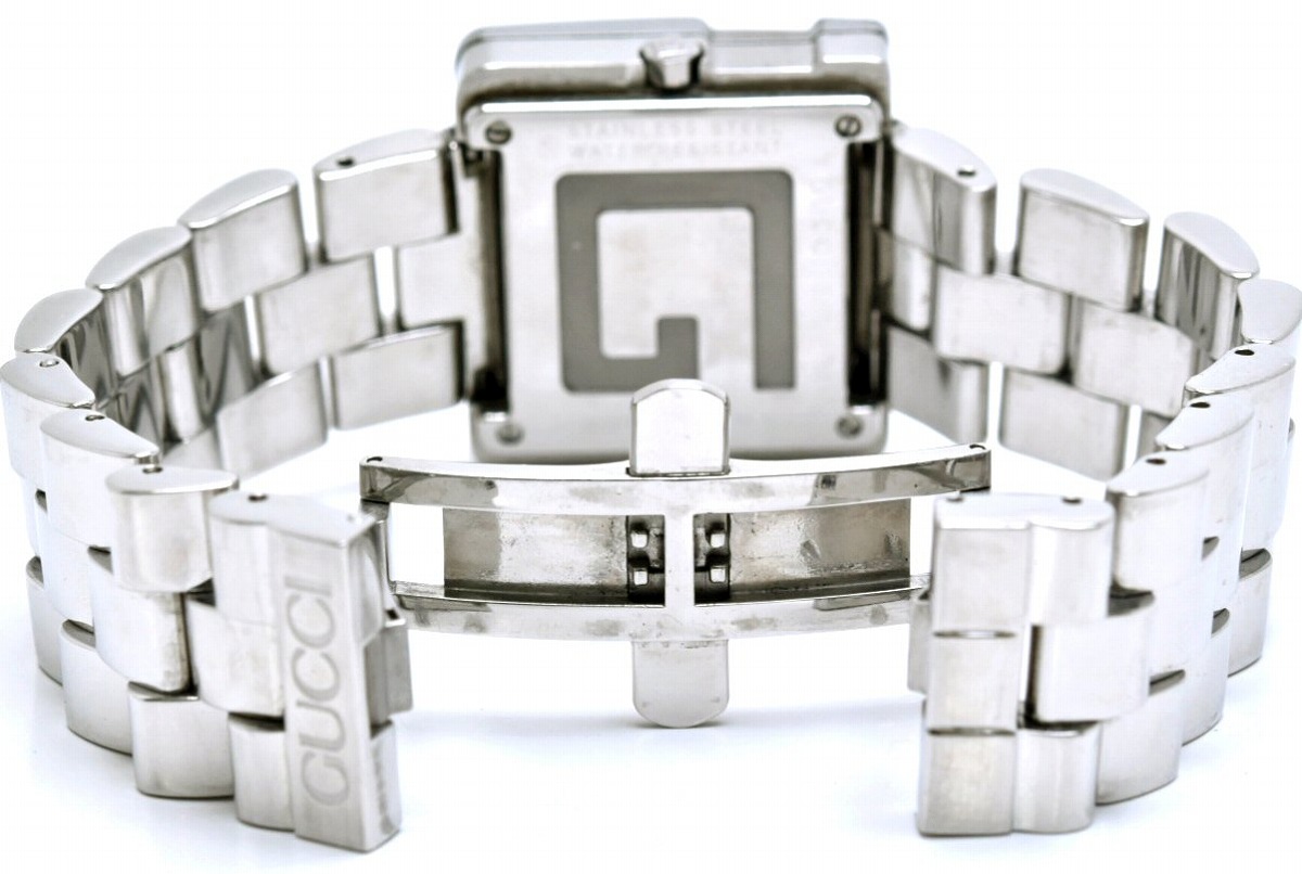 楽天市場】【ウォッチ】GUCCI グッチ Gモチーフ ブラック文字盤 SS