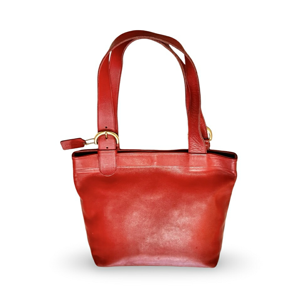 楽天市場】COACH オールドコーチ オールレザー トートバッグ