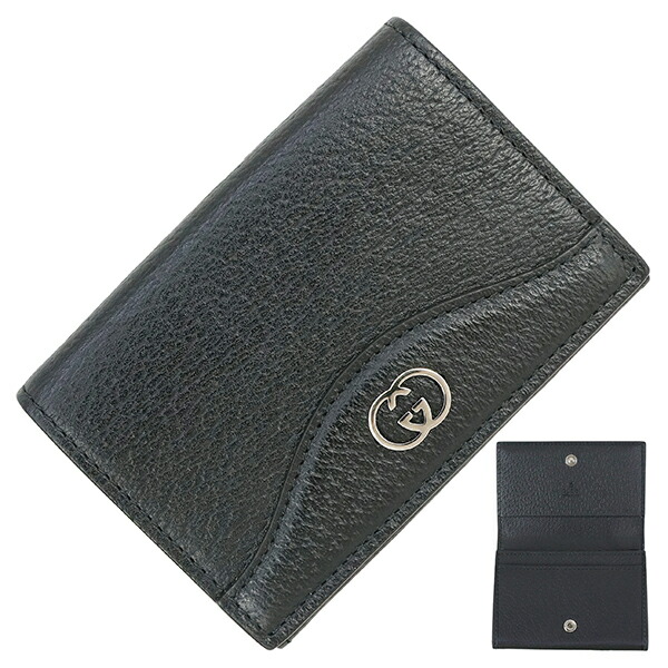楽天市場】【10%OFF】 グッチ 名刺入れ インターロッキングG レザー