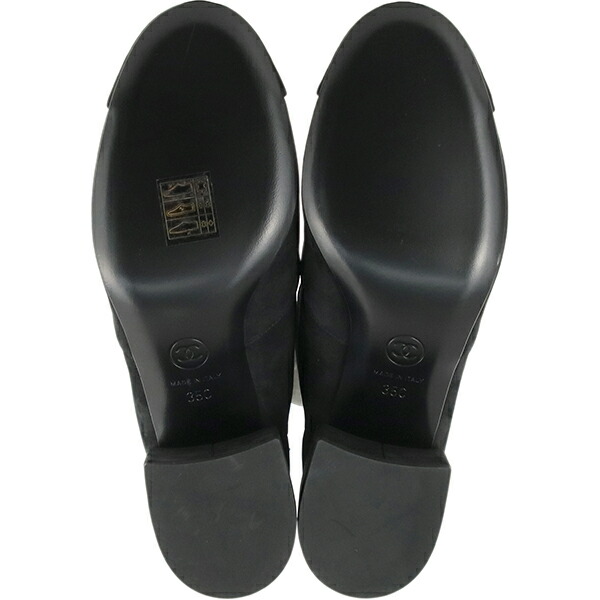 楽天市場】シャネル ショートブーツ ロゴ刺繍 35Cサイズ 約22.5cm