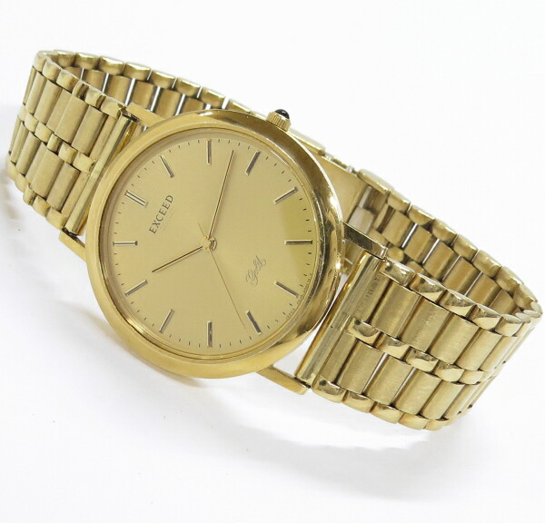 楽天市場】シチズン エクシード CITIZEN EXCEED K18 金無垢 メンズ