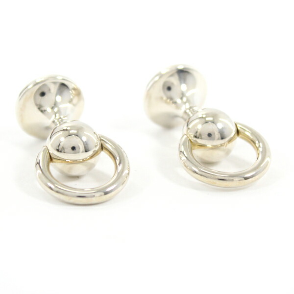 楽天市場】エルメス カフス シルバー 925 カフリンクス カフスボタン