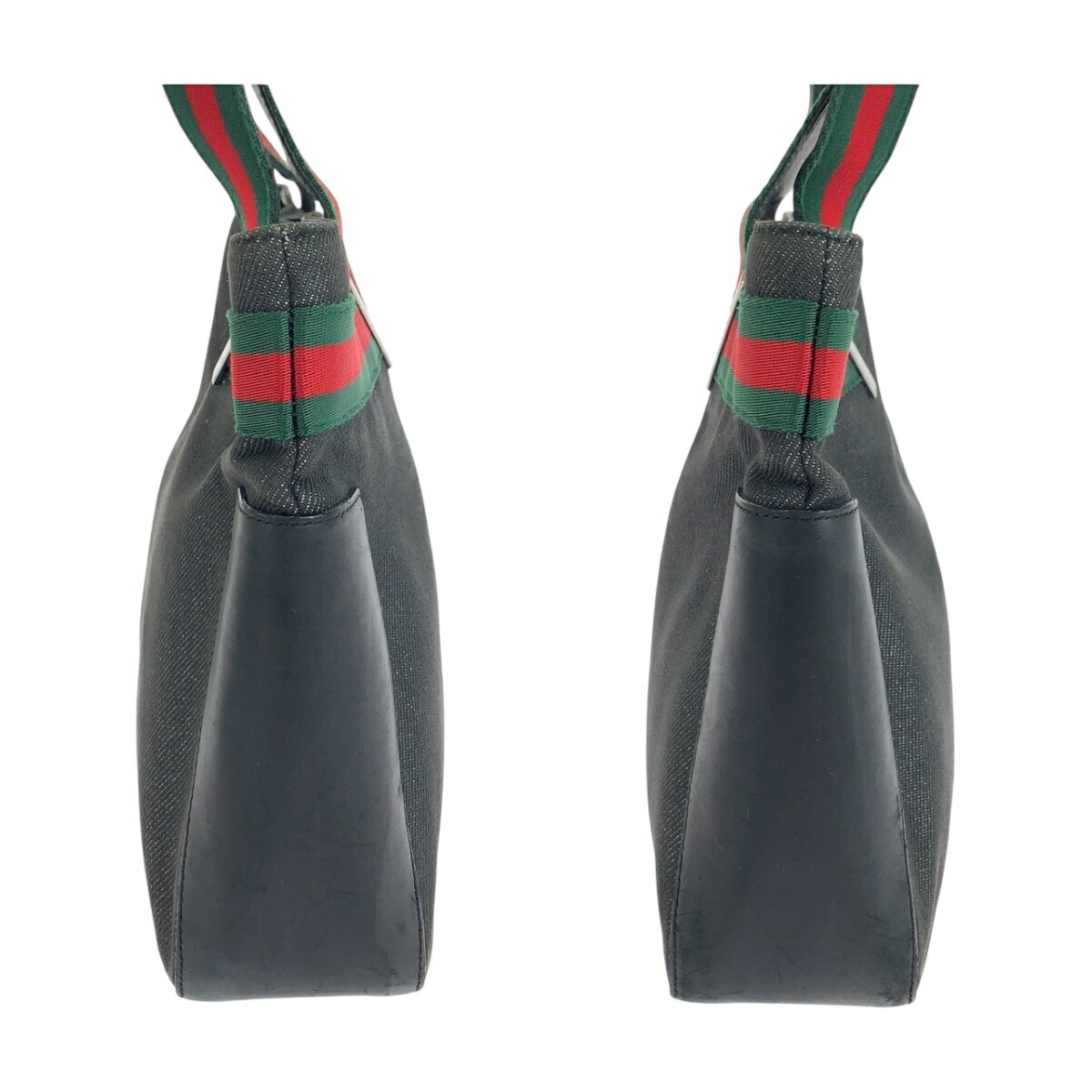 楽天市場】美品 GUCCI グッチ シェリーライン ブラック 黒 シルバー