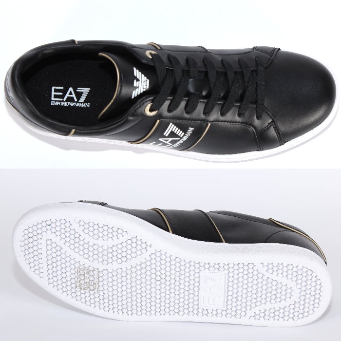 楽天市場】EMPORIO ARMANI エンポリオアルマーニ レザー スニーカー